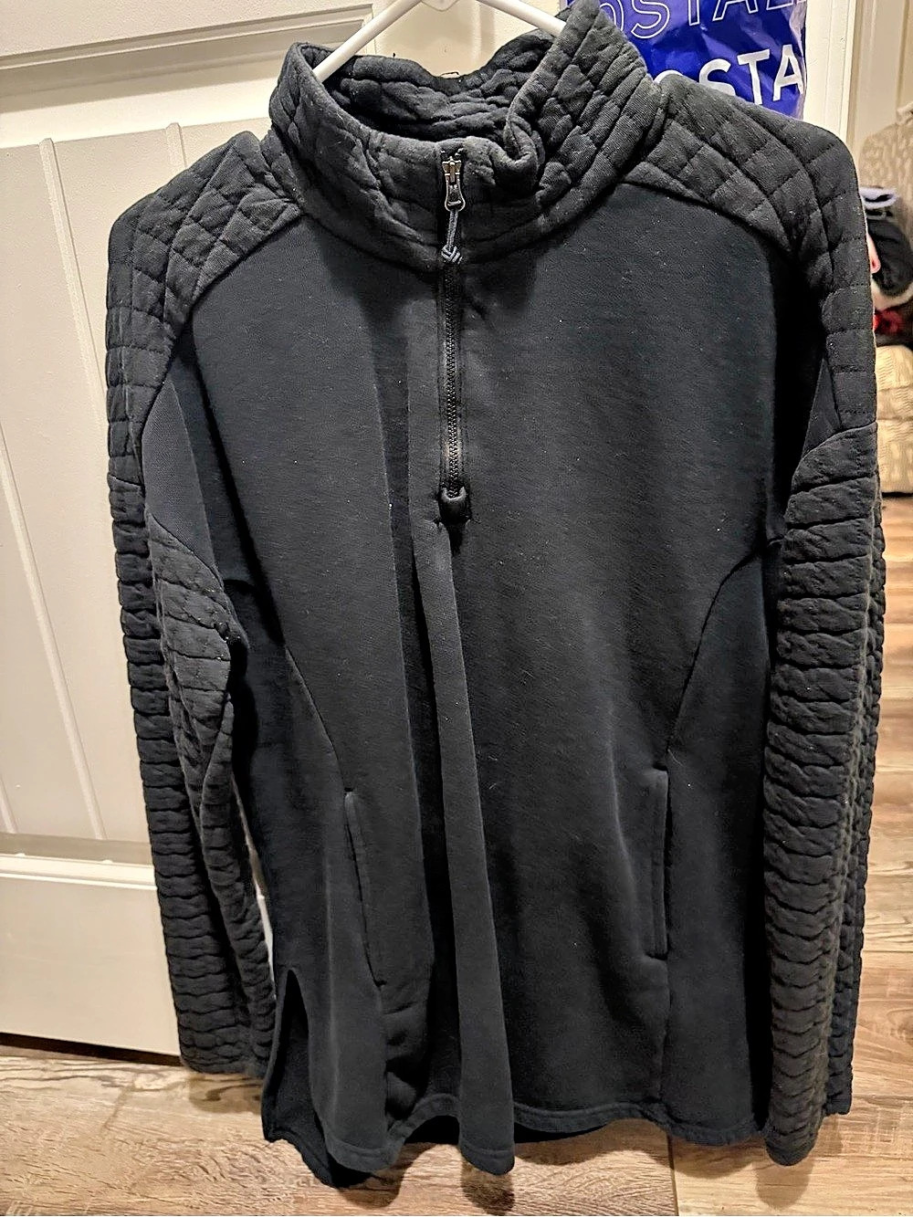 Columbia Black Quilted Full-Zip Jacket